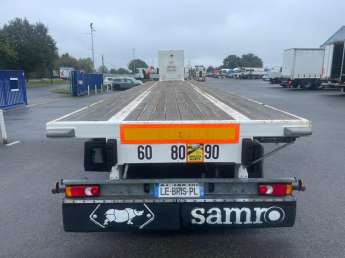 Semi-remorque Samro ST39MH PLATEAU 3 essieux