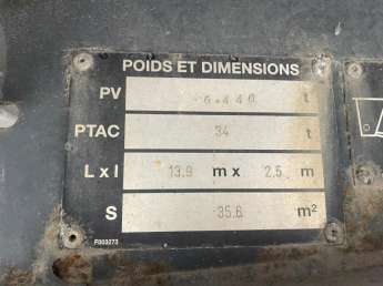 Semi-remorque Fruehauf Tautliner / PLSC 