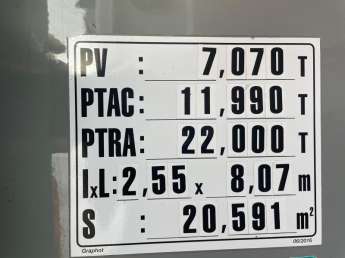 Camion porteur Mercedes ATEGO 12.23 