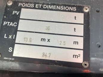 Semi-remorque Fruehauf SREM 