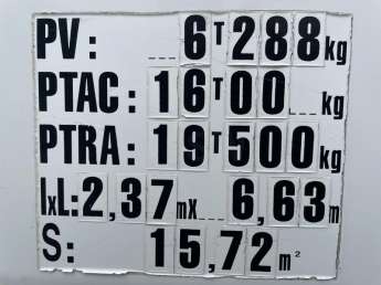 Camion porteur Renault D280.16 