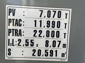 Camion porteur Mercedes ATEGO 12.23 