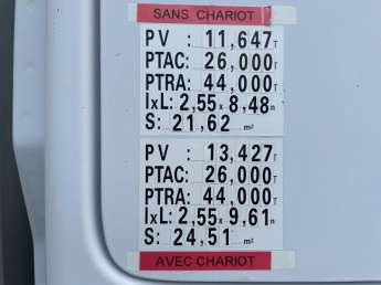 Camion porteur Mercedes ACTROS 25.40 