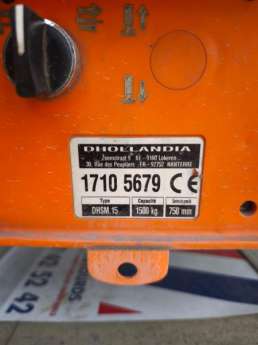 Autre HAYON DHOLLANDIA DHSM.15  1500KG 17105679