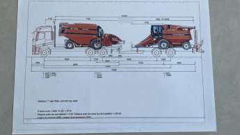 Camion porteur Renault T460 