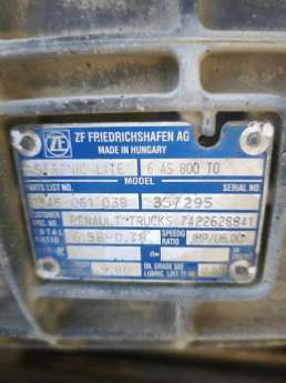 Boîte de vitesse BOITE DE VITESSE ASTRONIC LITE 6AS800TO  6.58-0.78 RENAULT